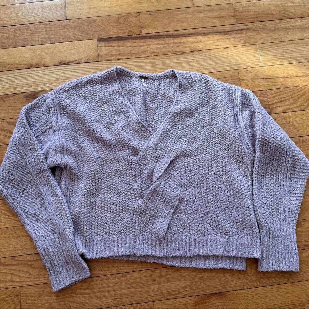Free People Lavender Purple Sweater Women’s Large